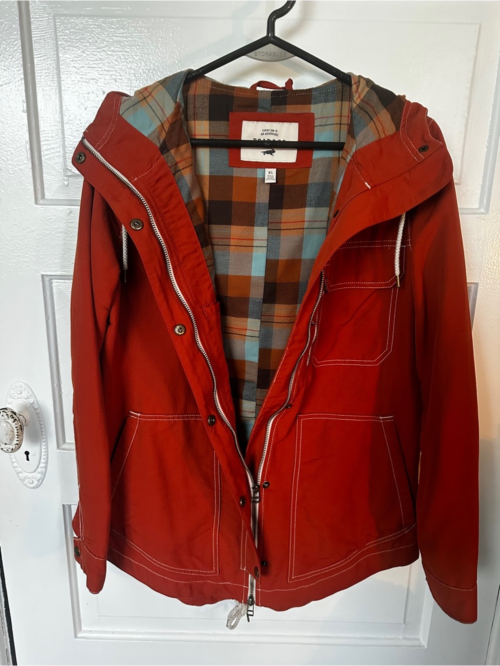 Toad&Co plaid lined jacket